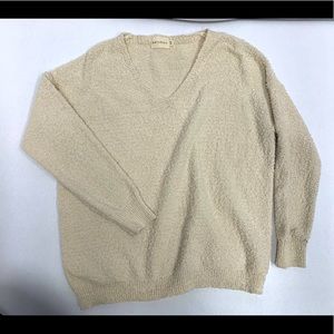 Cream/Tan Sweater. Size S/M. Soft!